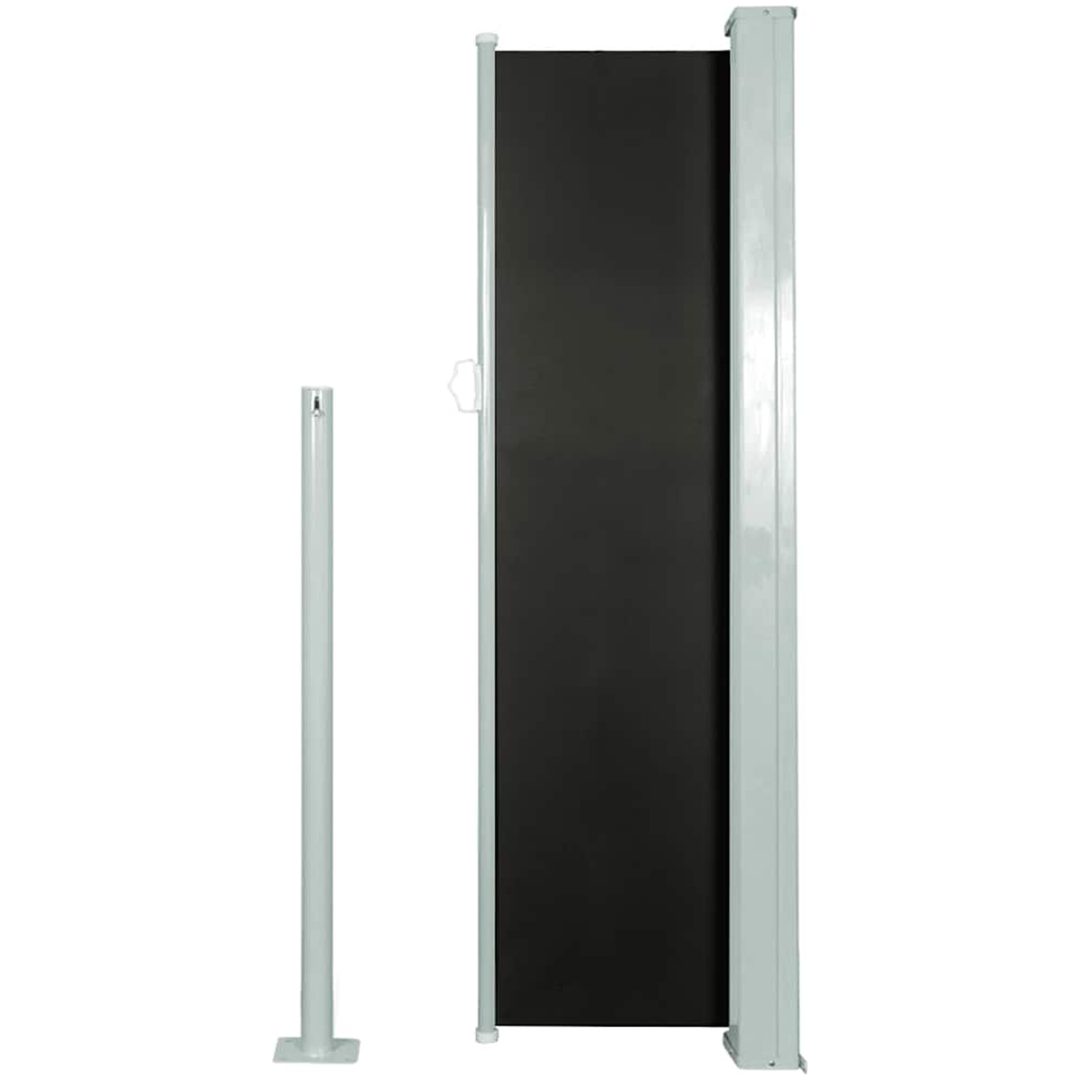 Infällbar sidomarkis svart vidaXL 120 x 300 cm – bild 4