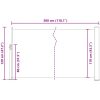 Infällbar sidomarkis svart vidaXL 120 x 300 cm – miniatyr 10