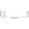 Infällbar sidomarkis svart vidaXL 600 x 140 cm – miniatyr 11