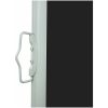 Infällbar sidomarkis svart vidaXL 600 x 140 cm – miniatyr 10