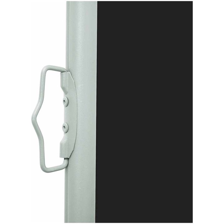 Infällbar sidomarkis svart vidaXL 600 x 140 cm – bild 10