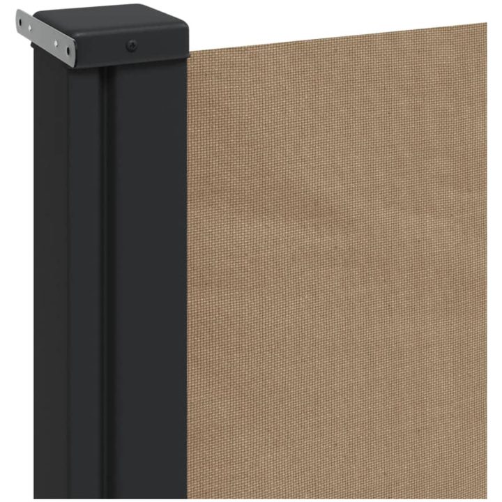 Infällbar sidomarkis taupe vidaXL 100 x 500 cm – bild 7