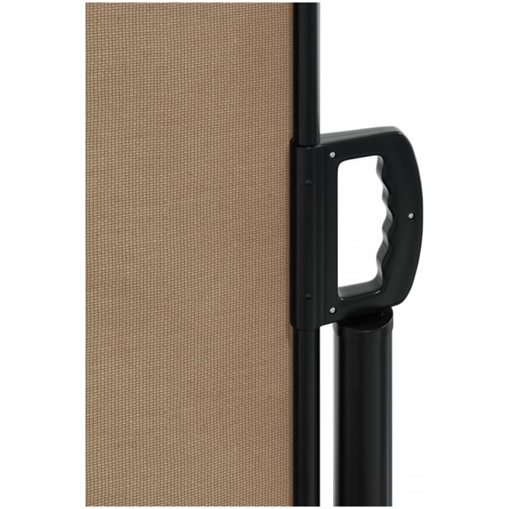 Infällbar sidomarkis taupe vidaXL 100 x 500 cm – bild 8