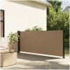 Infällbar sidomarkis taupe vidaXL 100 x 500 cm – miniatyr 1