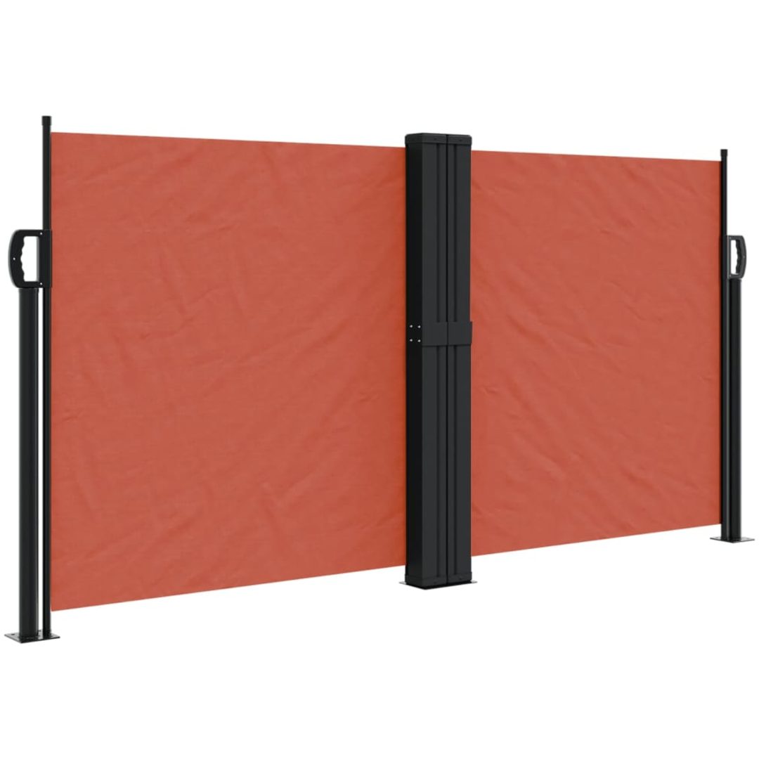 Infällbar sidomarkis terrakotta vidaXL 120 x 600 cm – bild 2