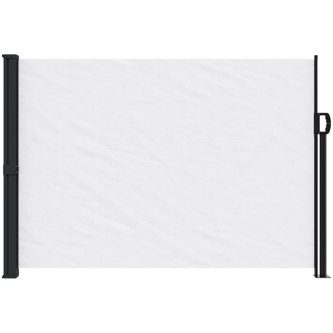 Infällbar sidomarkis vit vidaXL 140 x 600 cm – bild 3