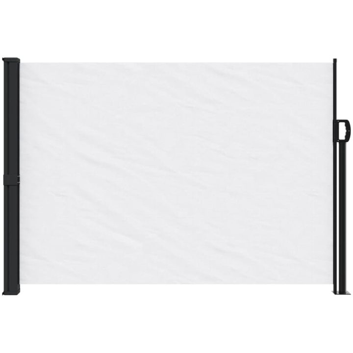 Infällbar sidomarkis vit vidaXL 140 x 600 cm – bild 3