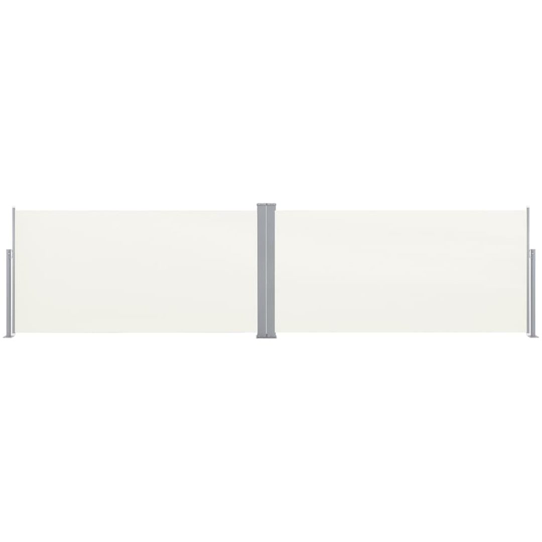 Infällbar skärm gräddvit vidaXL 160 x 600 cm – bild 2