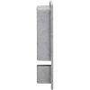 Infälld duschhylla niche 2 hyllor matt grå 41x51x10 cm vidaXL 41 x 51 x 10 cm – miniatyr 3