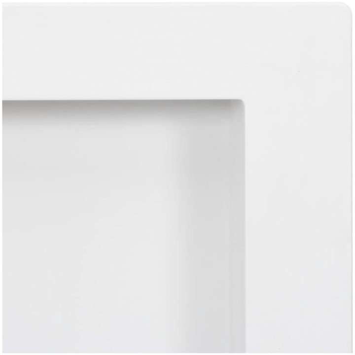 Infälld duschhylla niche 2 hyllor matt vit 41x69x9 cm vidaXL 41 x 69 x 9 cm – bild 5