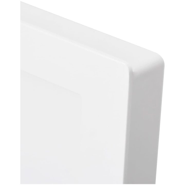 Infälld duschhylla niche 3 hyllor matt vit 41x99x9 cm vidaXL 41 x 99 x 9 cm – bild 4
