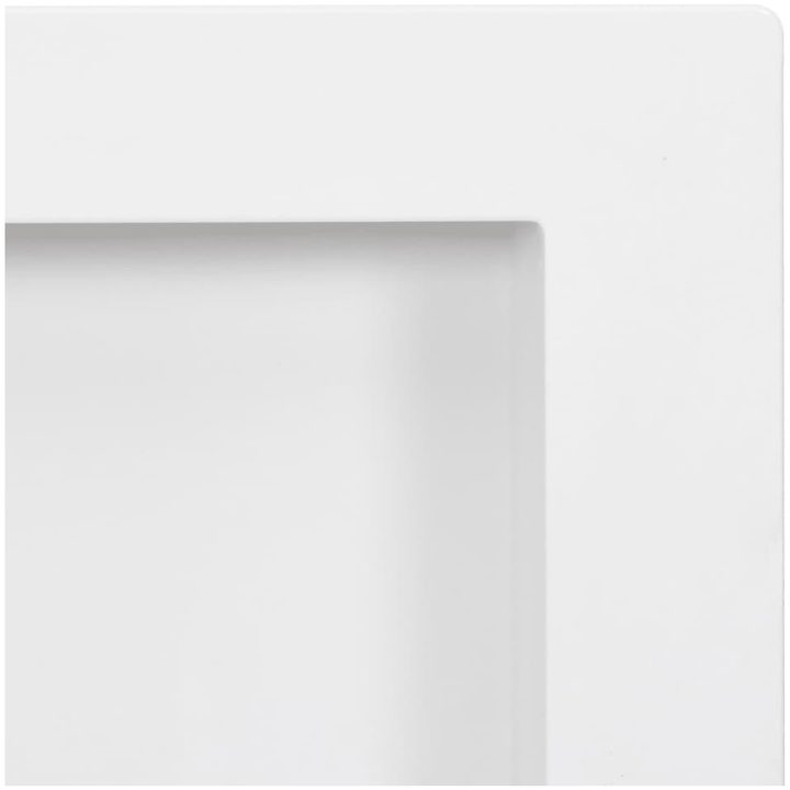 Infälld duschhylla niche 3 hyllor matt vit 41x99x9 cm vidaXL 41 x 99 x 9 cm – bild 5