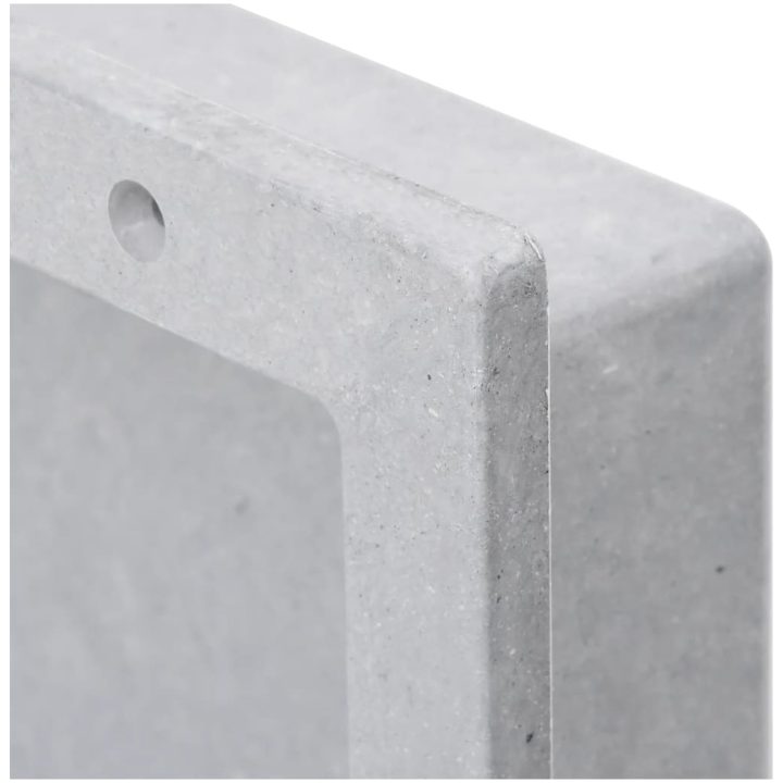 Infälld duschhylla niche matt grå 41x51x10 cm vidaXL 41 x 51 x 10 cm – bild 6