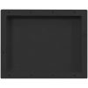 Infälld duschhylla niche matt svart 41x51x10 cm vidaXL 41 x 51 x 10 cm – miniatyr 2