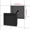 Infälld duschhylla niche matt svart 41x51x10 cm vidaXL 41 x 51 x 10 cm – miniatyr 7