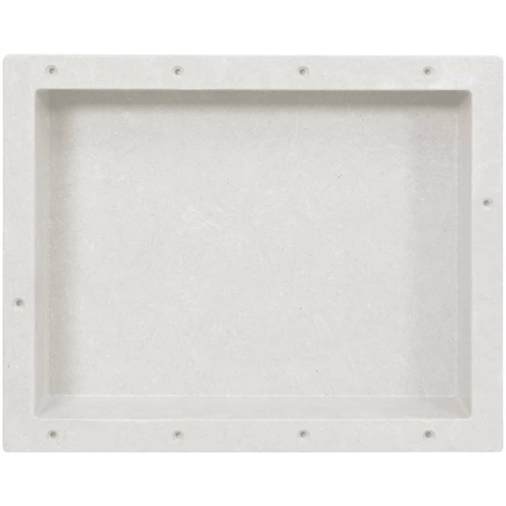 Infälld duschhylla niche matt vit 41x51x10 cm vidaXL 41 x 51 x 10 cm – bild 2