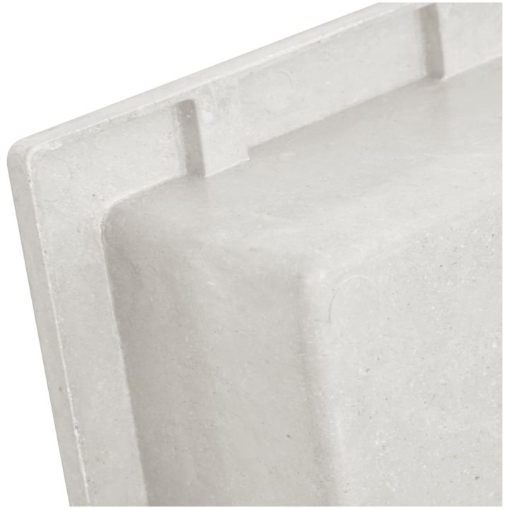 Infälld duschhylla niche matt vit 41x51x10 cm vidaXL 41 x 51 x 10 cm – bild 5