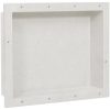 Infälld duschhylla niche matt vit 41x51x10 cm vidaXL 41 x 51 x 10 cm – miniatyr 1
