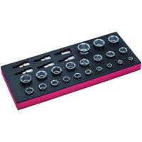 INLÄGG HYLSOR 1/2 27 DELAR 1/3 BAHCO