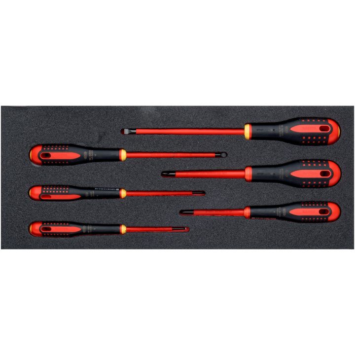 Inlägg Med Elskruvmejslar Ergo VDE Isolerad PH/SP 1/3 BAHCO 6 Delar 39 x 181 x 445 mm – bild 3