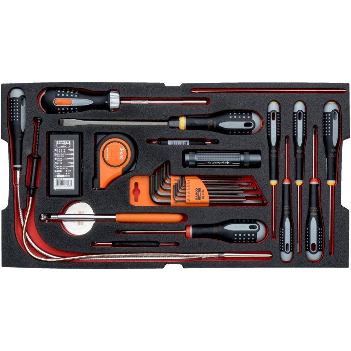 Inlägg Med Skruvmejslar 4750RCHDW01 Heavy Duty BAHCO 56 Delar – bild 3