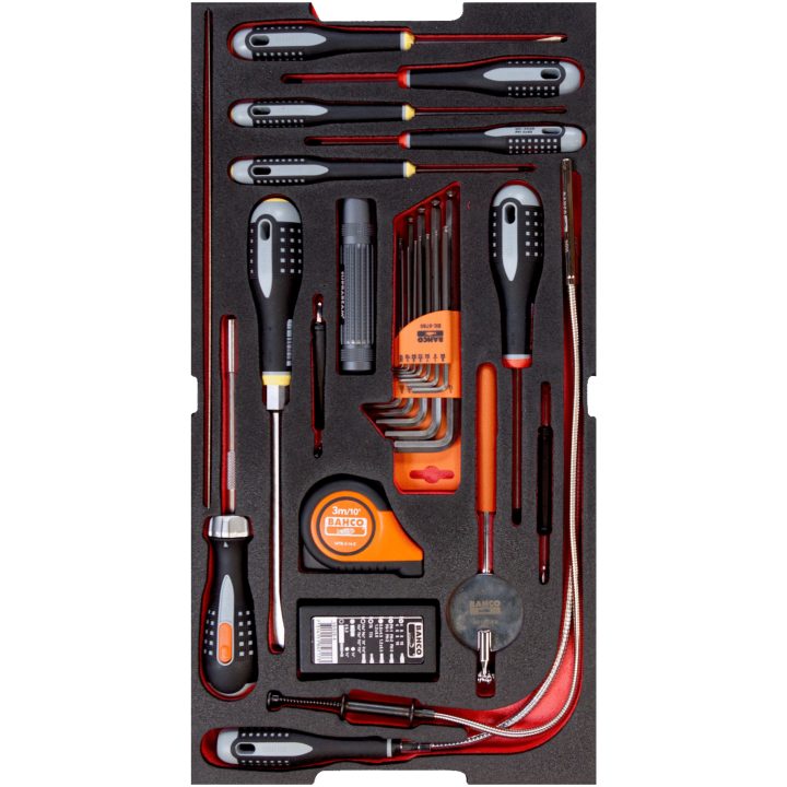Inlägg Med Skruvmejslar 4750RCHDW01 Heavy Duty BAHCO 56 Delar – bild 2