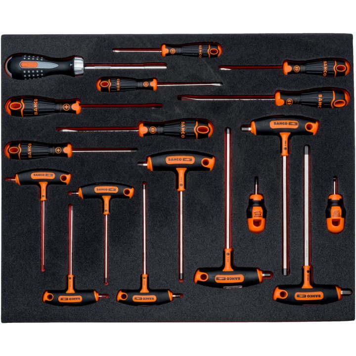 Inlägg Med Skruvmejslar Fit & Go 3/3 BAHCO 18 DELAR – bild 3