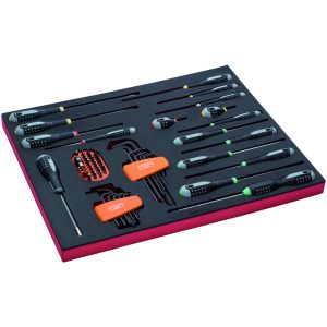 Inlägg Med Skruvmejslar Fit & Go 3/3 BAHCO