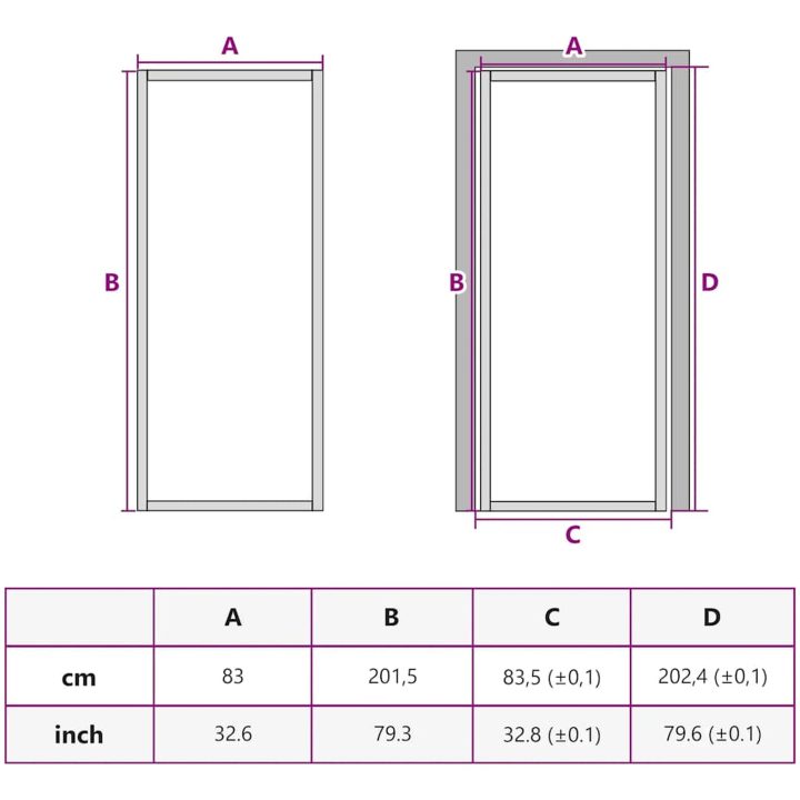 Innerdörr ESG-glas och aluminium svart vidaXL 83 x 201.5 cm – bild 7
