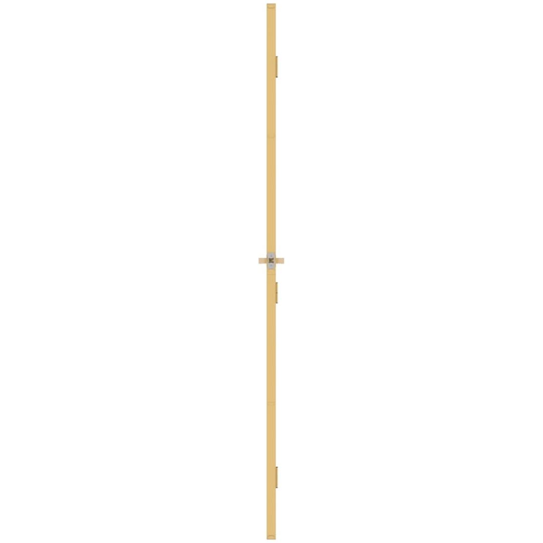 Innerdörr guld härdat glas och aluminium slim vidaXL 102.5 x 201.5 cm – bild 4