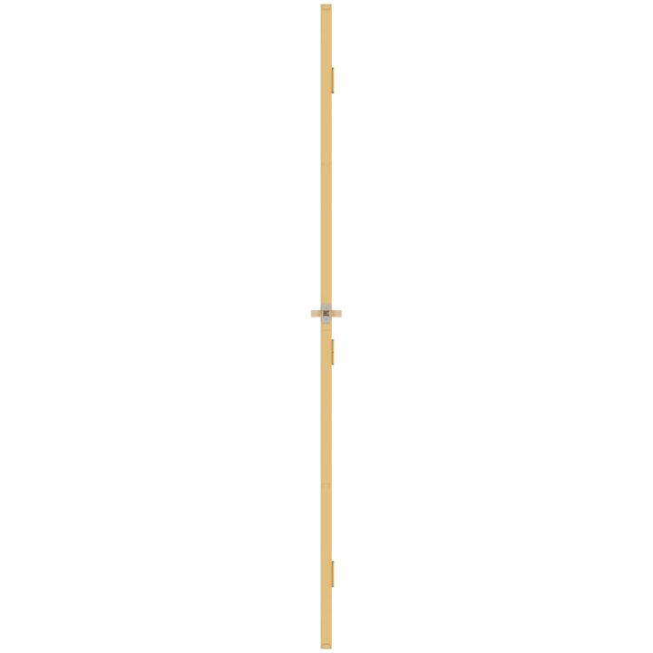 Innerdörr guld härdat glas och aluminium slim vidaXL 102.5 x 201.5 cm – bild 4