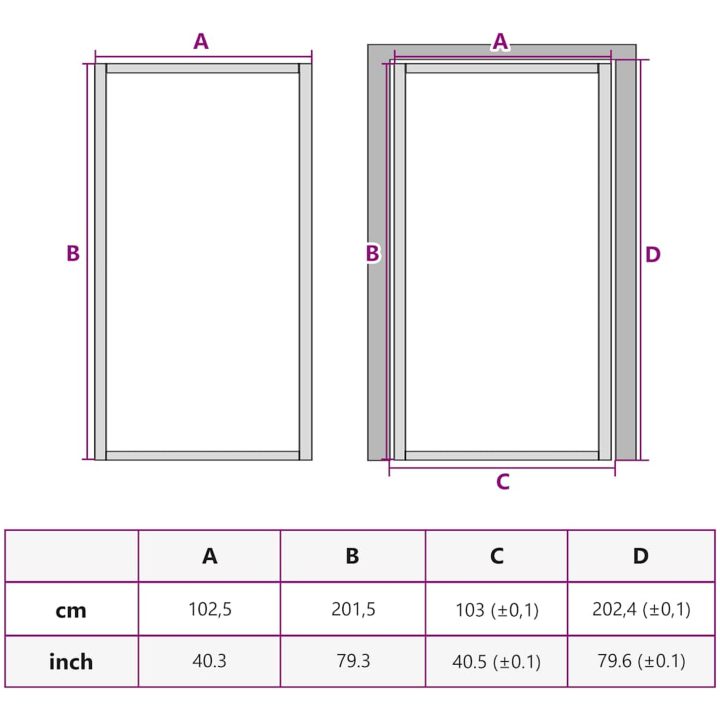 Innerdörr guld härdat glas och aluminium slim vidaXL 102.5 x 201.5 cm – bild 10