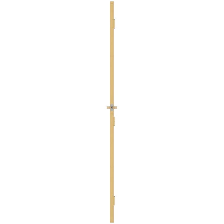 Innerdörr guld härdat glas och aluminium slim vidaXL 76 x 201.5 cm – bild 4