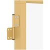 Innerdörr guld härdat glas och aluminium slim vidaXL 76 x 201.5 cm – miniatyr 7
