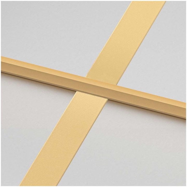 Innerdörr guld härdat glas och aluminium slim vidaXL 76 x 201.5 cm – bild 8