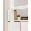 Innerdörr härdat glas och aluminium slim vidaXL 76 x 201.5 cm – miniatyr 6