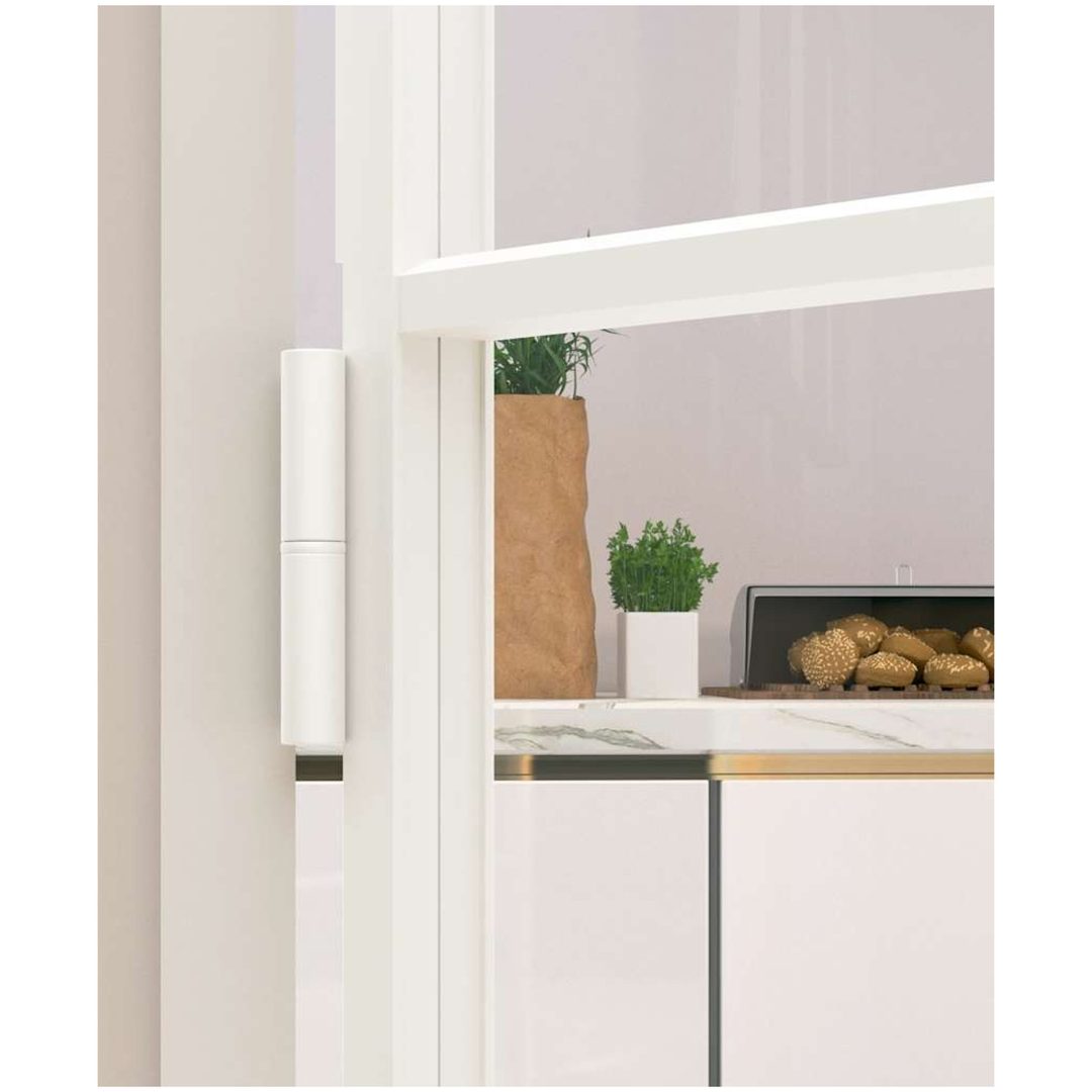 Innerdörr härdat glas och aluminium slim vidaXL 76 x 201.5 cm – bild 6