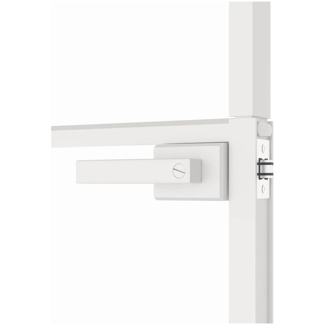 Innerdörr härdat glas och aluminium slim vidaXL 76 x 201.5 cm – bild 7