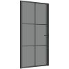 Innerdörr svart ESG-glas och aluminium vidaXL 102.5 x 201.5 cm – miniatyr 2