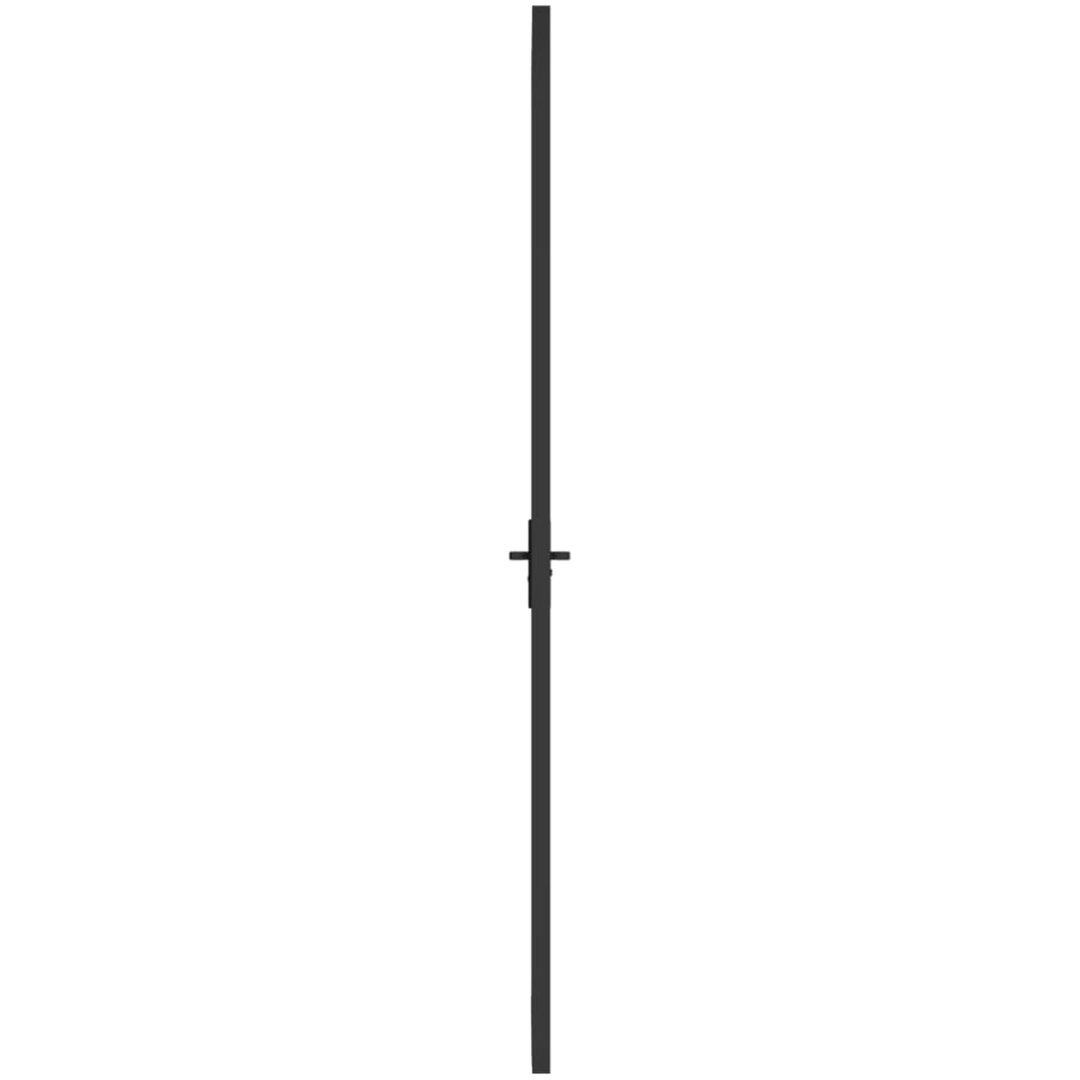 Innerdörr svart ESG-glas och aluminium vidaXL 102.5 x 201.5 cm – bild 4