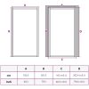Innerdörr svart ESG-glas och aluminium vidaXL 102.5 x 201.5 cm – miniatyr 8