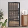 Innerdörr svart ESG-glas och aluminium vidaXL 102.5 x 201.5 cm – miniatyr 1
