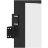 Innerdörr svart härdat glas och aluminium slim vidaXL 102.5 x 201.5 cm – miniatyr 8