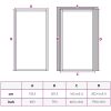 Innerdörr svart härdat glas och aluminium slim vidaXL 102.5 x 201.5 cm – miniatyr 10