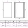 Innerdörr svart matt glas och aluminium vidaXL 102.5 x 201.5 cm – miniatyr 8