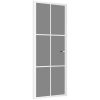 Innerdörr vit ESG-glas och aluminium vidaXL 83 x 201.5 cm – miniatyr 2