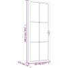 Innerdörr vit ESG-glas och aluminium vidaXL 83 x 201.5 cm – miniatyr 7