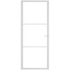 Innerdörr vit ESG-glas och aluminium vidaXL 83 x 201.5 cm – miniatyr 3