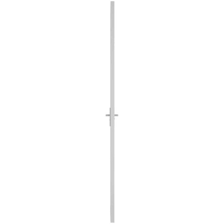 Innerdörr vit ESG-glas och aluminium vidaXL 83 x 201.5 cm – bild 4