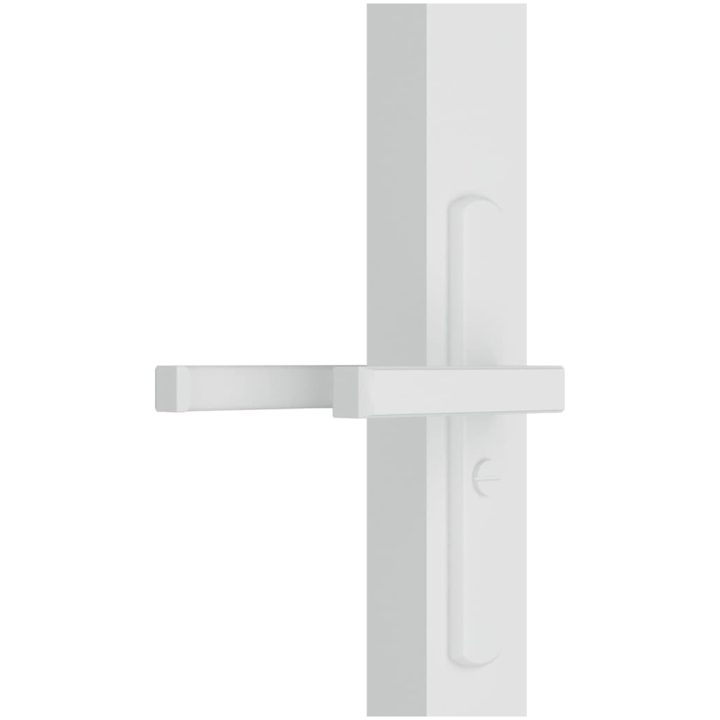 Innerdörr vit ESG-glas och aluminium vidaXL 83 x 201.5 cm – bild 5